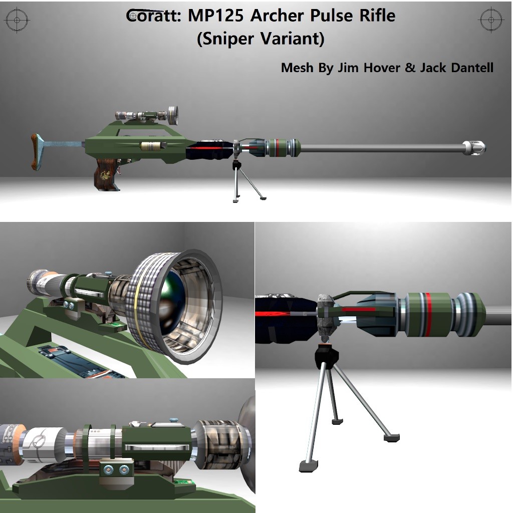 Archer Pulse Rifle Sniper Variant preview image 1